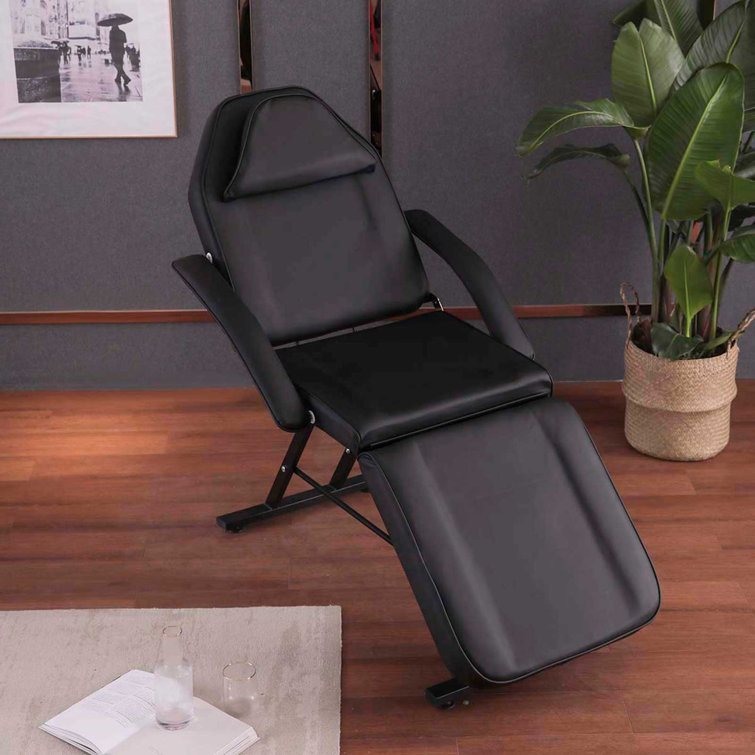 Inbox Zero Professional Adjustable Tattoo Bed Chair PU Massage